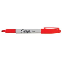 Image for Sharpie Fine Permanent Markers, Fine Tip, Red, Pack of 12 from School Specialty