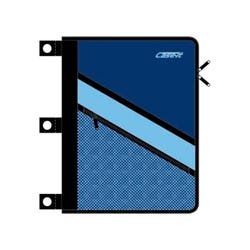 Case·it Padded Removable Tablet Case for Binders, Black, Item Number 2101613