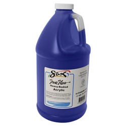 Sax Heavy Body Acrylic Paint, 1/2 Gallon, Ultramarine Blue Item Number 1572440
