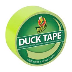 Image for Duck Tape Printed Duct Tape, 1-7/8 Inch x 20 Yards, Fluorescent Citrus from School Specialty