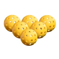 Image for ONIX Outdoor Pickleballs, Yellow, Pack of 6 from School Specialty