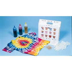 Image for Jacquard Economy Tie-Dye Kit, Supplies for up to 15 Shirts, Assorted Primary Color from School Specialty