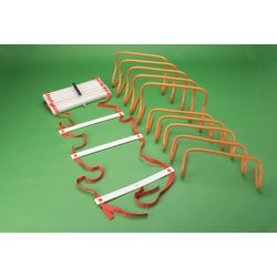 Image for FlagHouse Agility Set, 6 Inch, Pack of 10 Step Hurdles from School Specialty