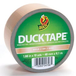 Image for Duck Tape Colored Duct Tape, 1.88 in x 10 yd, Metallic Gold from School Specialty