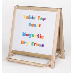 Image for Crestline Magnetic Tabletop Easel, 18 x 18 x 19-1/2 Inches, Hardwood from School Specialty