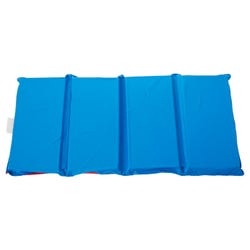 Image for Childcraft Premium 4-Fold Rest Mat, 48 x 24 x 1 Inches, Red/Blue from School Specialty