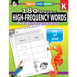 Image for Shell Education 180 Days of High-Frequency Words for Kindergarten from School Specialty