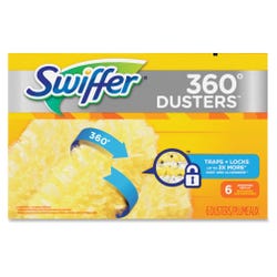 Image for Swiffer 360-Degree Refill Dusters, Unscented, Yellow, Case of 4 Boxes with 6 Dusters Each from School Specialty