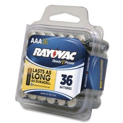 Image for Rayovac Pro Pack Alkaline Batteries, AAA, Pack of 36 from School Specialty