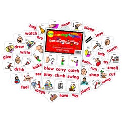Image for Barker Creek Learning Magnet, Verbs with Pictures, 180 Pieces from School Specialty