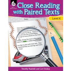 Image for Shell Education Close Reading with Paired Texts Level K from School Specialty