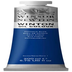 Winsor & Newton Winton Oil Color, 6.75 Ounce Tube, Phthalocyanine Blue 237918