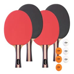 Image for Stiga Performance Table Tennis Paddle and Ball Set, 4 Player from School Specialty