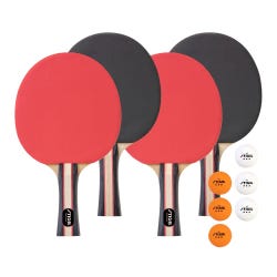 Image for Stiga Performance Table Tennis Paddle and Ball Set, 4 Player from School Specialty