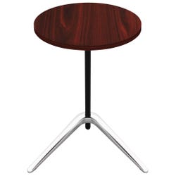 Image for Lorell Guest Area Round Top Accent Table -- Table, Accent, 15-3/4"Wx15-3/4"Lx24-3/5"H, Mahogany from School Specialty
