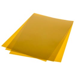 Grafix Shrink Film, 8-1/2 x 11 Inches, Gold, Pack of 50, Item Number 2001235