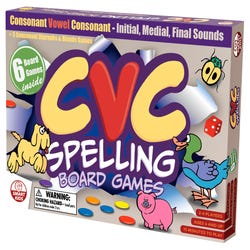 Image for Didax CVC Spelling Board Games from School Specialty