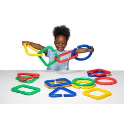 Image for Educational Advantage Giant Linking Shapes, Set of 16 from School Specialty