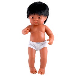 Image for Miniland Multicultural Doll, Hispanic Boy, 15 Inches from School Specialty
