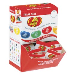 Image for Jelly Belly Assorted Flavored Trial Size Single-Serving Gourmet Jelly Beans - Individually Wrapped, 0.35 Ounce, Pack of 80 from School Specialty