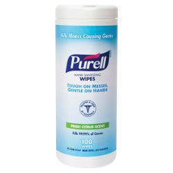 Image for Purell Hand Sanitizing Wipes, 100 Wipes, Pack of 12 from School Specialty