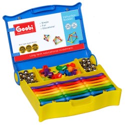 Image for Goobi Magnetic Construction Set, Assorted Colors, 180 Pieces from School Specialty