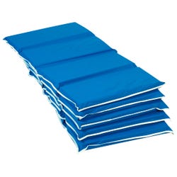 Image for Children's Factory Tough Duty Rest Mat, 2 Inches, Vinyl, Blue, Pack of 5 from School Specialty
