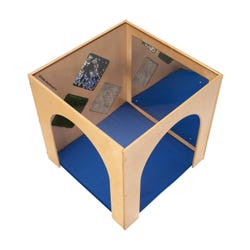 Image for Childcraft Cozy Arch Cube with Cushion and Sensory Panel, Clear Top, 29-1/2 x 29-1/2 x 29-1/2 Inches from School Specialty