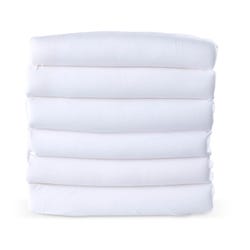 Image for Foundations SafeFit Fitted Mattress Sheet, for Compact Cribs, 38 x 24 x 4 Inches, White, Pack of 6 from School Specialty