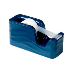 Scotch C20-WAVE Desktop Tape Dispenser, Metallic Blue, Item Number 2048045