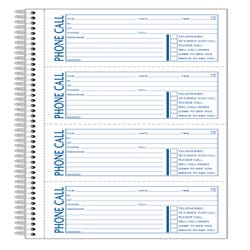 Image for TOPS Phone Message Book, Carbonless, 5-1/2 x 11 Inches, White, Set of 400 from School Specialty