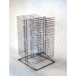 Image for Sax All-Steel Double Sided Wire Drying Rack, 50 Shelves, 17-1/2 x 20 x 30-3/4 Inches, Black from School Specialty