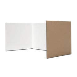 Image for Flipside Study Carrels, 18 x 48 Inches, White, Pack of 24 from School Specialty