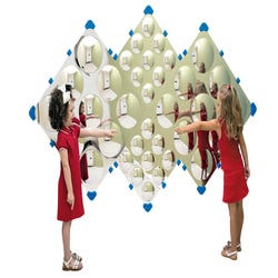Image for Children's Factory Diamond Bubble Wall Mirror, 90 x 54 in from School Specialty