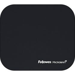 Image for Fellowes Non-Skid Mouse Pad with Microban, 8 x 9 Inches, Black from School Specialty