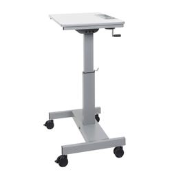 Image for Luxor Sit/Stand Student Desk with Height Adjusting Crank Handle. 29 to 42 inches from School Specialty