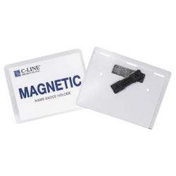 Image for C-Line Magnetic Style Name Badge Kit, 4 x 3 Inches, Pack of 20 from School Specialty