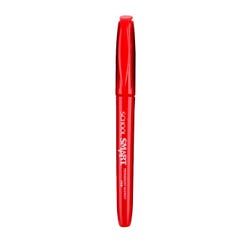 Image for School Smart Fine Tip Permanent Markers, Quick-Drying and Water Resistant, 1 mm Tip, Red, Pack of 12 from School Specialty