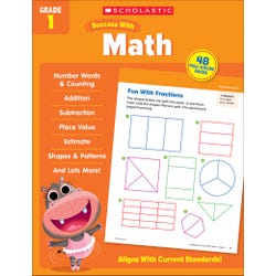 Image for Scholastic Workbook Success With Math, Grade 1 from School Specialty