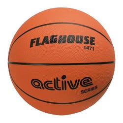 Image for FlagHouse Rubber Active Series Basketball, Size 6 from School Specialty