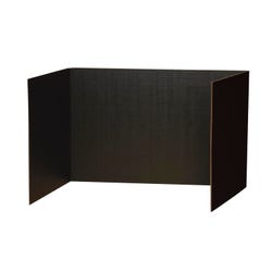 Image for Pacon Recycled Privacy Board, 48 x 16 Inches, Black, Pack of 4 from School Specialty