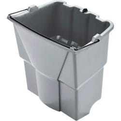 Image for Rubbermaid Commercial WaveBrake 18 Quart Dirty Water Bucket, 18 quart Gray from School Specialty