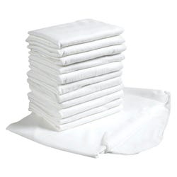 Children's Factory Washable Blanket, 100% Cotton, White, Each, for Use with All Cots, Item Number 1363332