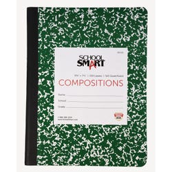 Image for School Smart Quad Ruled Composition Book, 9-3/4 x 7-1/2 Inches, 200 Pages from School Specialty