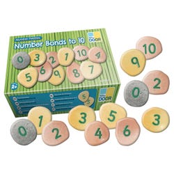 Image for Yellow Door Number Pebbles, Number Bonds to 10, Set of 22 from School Specialty
