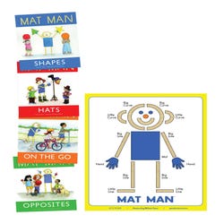 Image for Handwriting Without Tears Mat Man Book Set, Grades PreK - K, Set of 4 from School Specialty