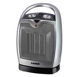 Lasko Safe Heat Oscillating Ceramic Heater, Gray 2124952