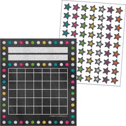 Image for Teacher Created Resources Incentive Charts with Stickers, Chalkboard Brights Set from School Specialty