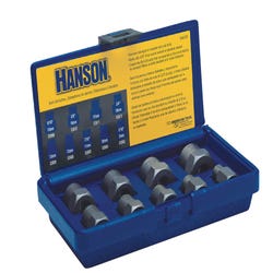 Image for Hanson 9-Piece Metric Bolt Extractor Set, 3/8 Inch Drive, High Carbon Steel, Set of 9 from School Specialty