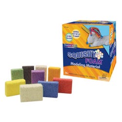 Image for Creativity Street Squishy Foam Modeling Foam Set, 7/20 Ounce, Assorted Colors, Set of 36 from School Specialty